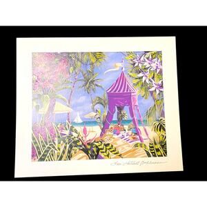 Sherri Hatchett Bohlmann Fantasy Island Seriolithograph & COA Numbered 1998